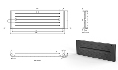 Prestige 100 Litre Oak Fence Panel Tank