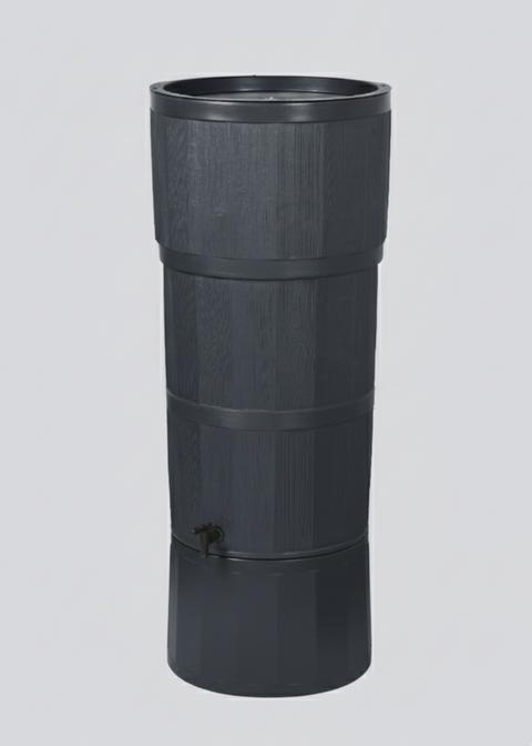 Strata 150 Litre Oak Effect Water Butt Kit